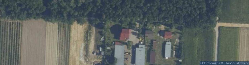 Zdjęcie satelitarne Mariusz Bułchak Usługi Leśne