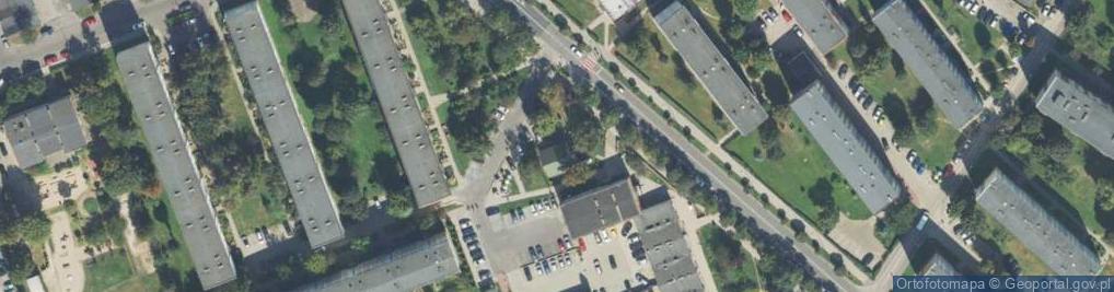 Zdjęcie satelitarne Markowa Karczma