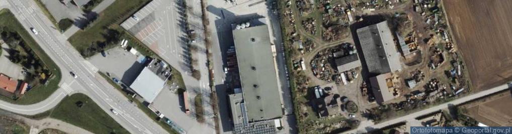 Zdjęcie satelitarne Materiały Budowlane Ginter
