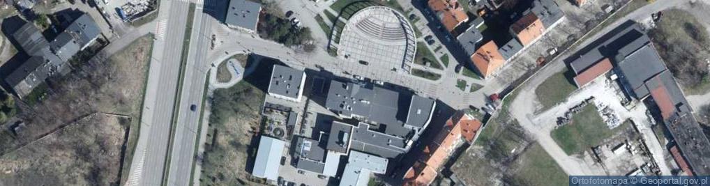 Zdjęcie satelitarne Mateusiak M.Cafe"Teatralna", Wałbrzych