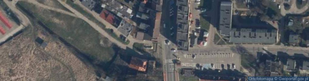 Zdjęcie satelitarne Max Market Hurt Detal Jerzy Ledzion Ireneusz Kornaś