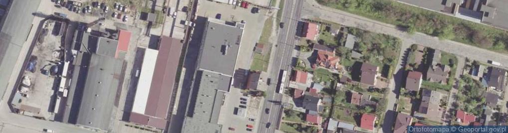 Zdjęcie satelitarne Mazowiecki Park Technologii Budowlanej w Likwidacji