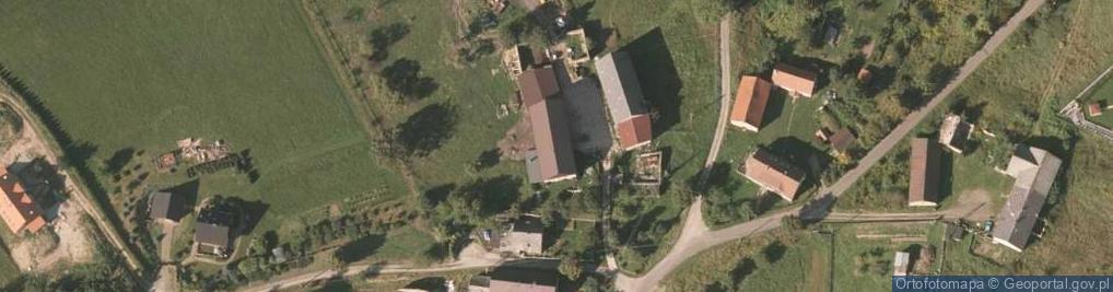 Zdjęcie satelitarne Mechaniczna Zrywka Drewna Magdalena Kuziomko, Jeżów Sudecki