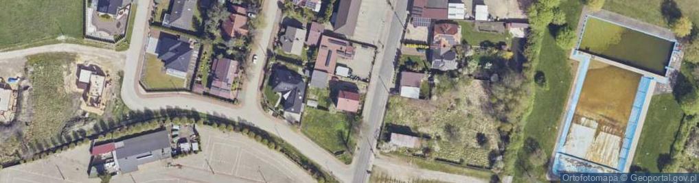 Zdjęcie satelitarne Mechanika Pojazdowa Bąk Krzysztof Kąpielski Piotr