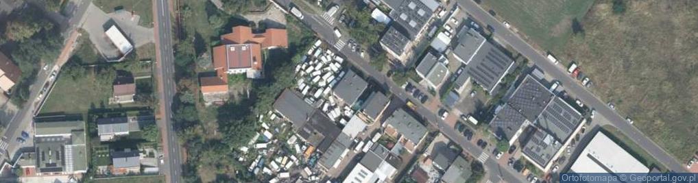 Zdjęcie satelitarne Mechanika Pojazdowa Emilia Adam