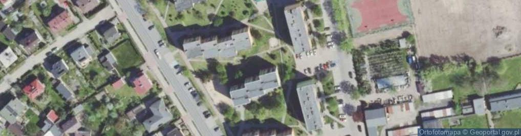 Zdjęcie satelitarne Mechanika Pojazdowa Janusz Przybyłek