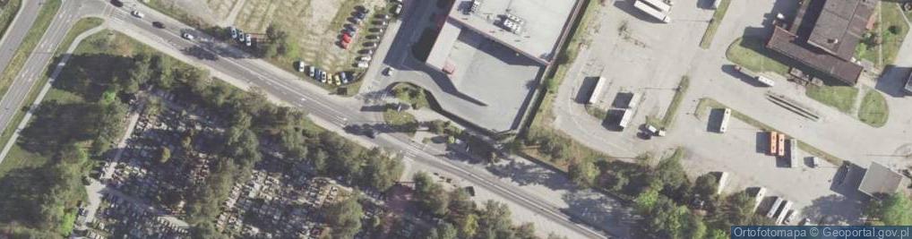 Zdjęcie satelitarne Mechanika Pojazdowa Mazoń Robert Szpytma Piotr