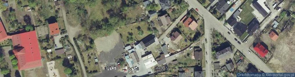 Zdjęcie satelitarne Mechanika Pojazdowa Paweł Cielecki