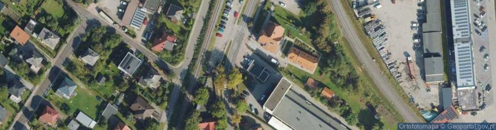 Zdjęcie satelitarne Mechanika Pojazdowa Sławomir Cieszyński