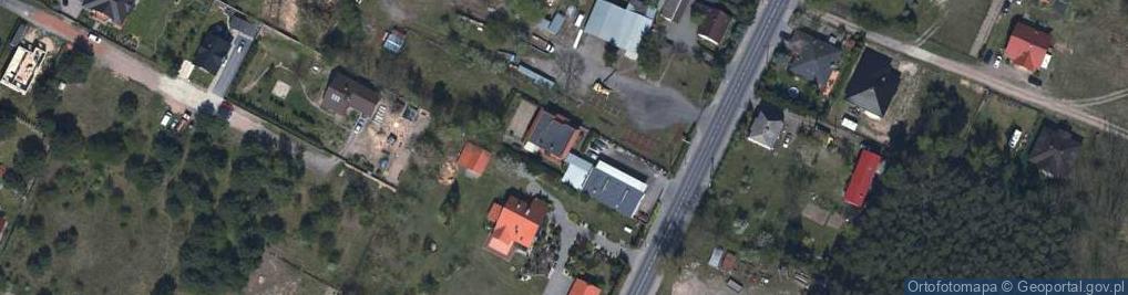Zdjęcie satelitarne Mechanika Pojazdowa Stefan Kasperski Danuta Kasperska