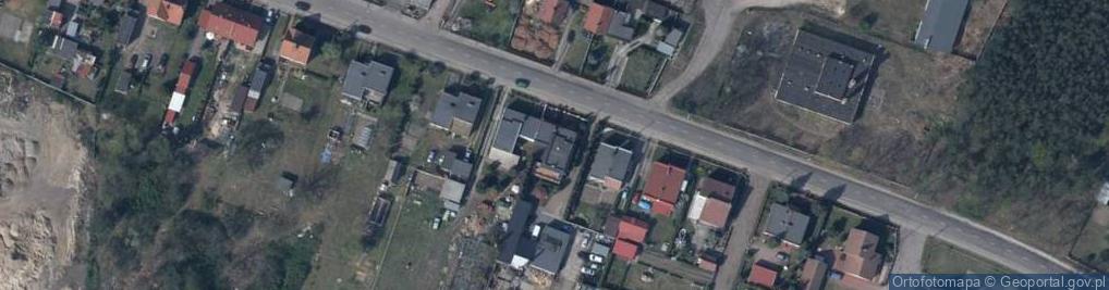 Zdjęcie satelitarne Mechanika Pojazdowa Tomasz Wójcik