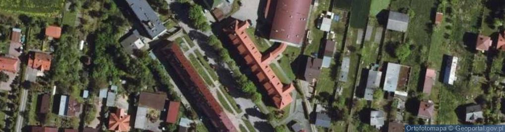 Zdjęcie satelitarne Medyczna Szkoła Policealna Dla Dorosłych w Przasnyszu