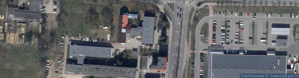 Zdjęcie satelitarne Medyczne Studium Zawodowe im Hanny Chrzanowskiej w Ostrowie Wlkp
