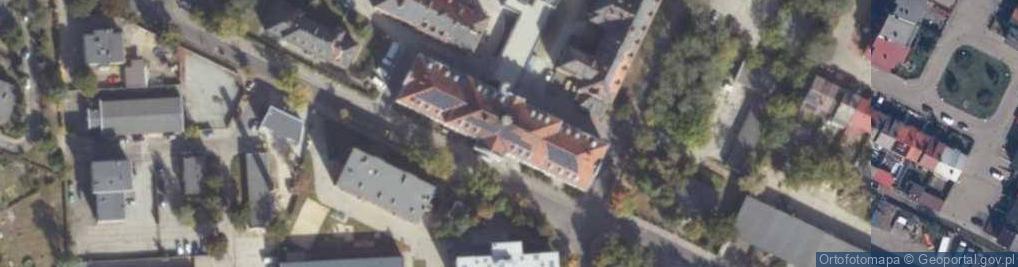 Zdjęcie satelitarne Medyczne Studium Zawodowe Rawicz