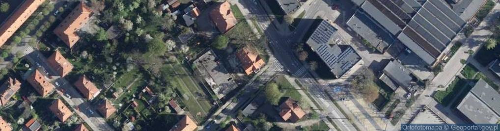 Zdjęcie satelitarne Melski A.PHU"Mela", Wrocław