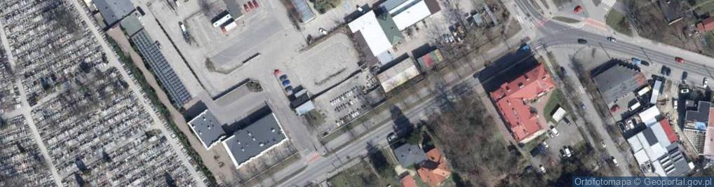 Zdjęcie satelitarne Mentor Przeds Usług Komunalnych Klepsydra T Salski i D Salska SP Jawna Przeds Handlowe Memory