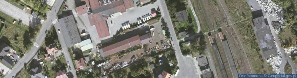 Zdjęcie satelitarne MER-EKO - skup złomu, hurtownia stali, artykuły BHP