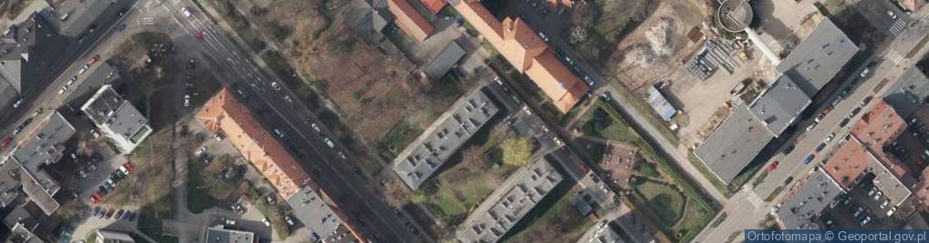 Zdjęcie satelitarne Miastoprojekt Gliwice