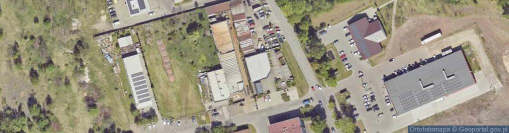 Zdjęcie satelitarne Michał Filipczyk Centrum Budownictwa Gaja - Technika Grzewcza