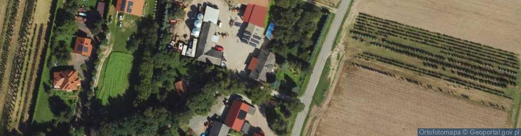 Zdjęcie satelitarne Michał Kolegowicz Firma Handlowo Usługowa Colomatex