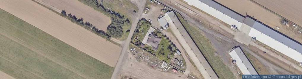 Zdjęcie satelitarne Michał Kurowski Usługi Rolnicze