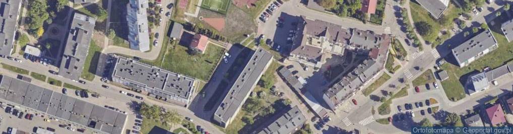 Zdjęcie satelitarne Michał Wąsik Garden-Architektura Krajobrazu