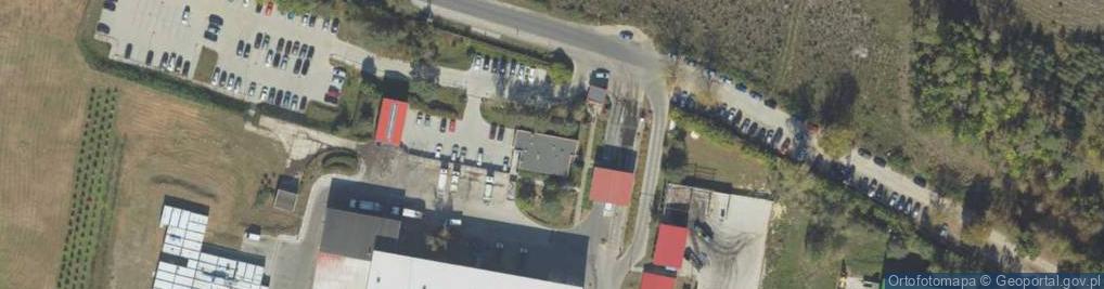Zdjęcie satelitarne Międzygminny Kompleks Unieszkodliwiania Odpadów ProNatura