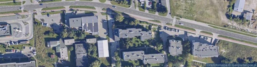 Zdjęcie satelitarne Międzyzakładowa Spółdzielnia Mieszkaniowa Pracowników Służby Zdrowia w Zamościu
