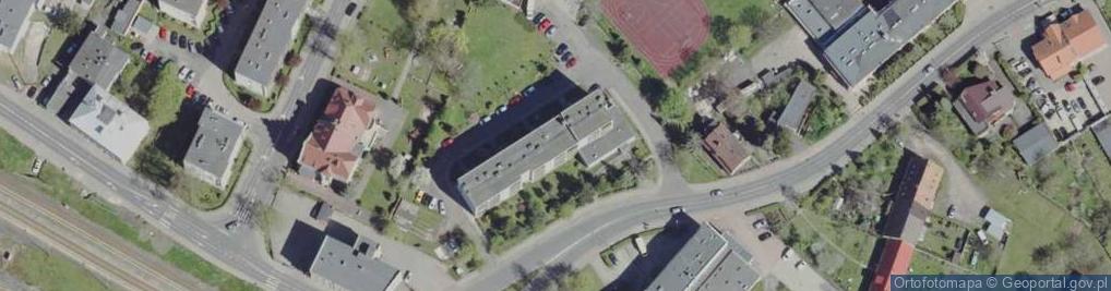 Zdjęcie satelitarne Międzyzakładowa Spółdzielnia Mieszkaniowa w Żarach