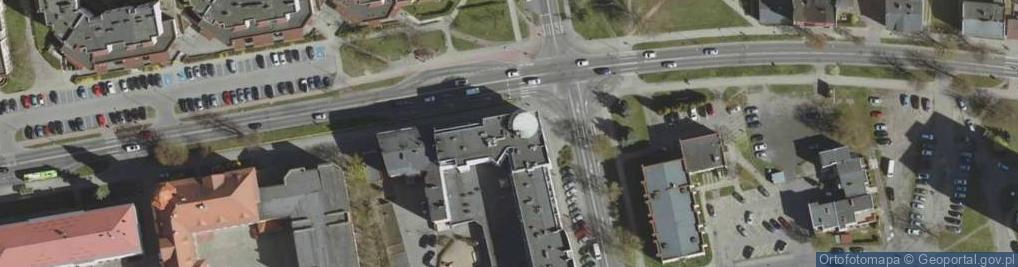 Zdjęcie satelitarne Międzyzakładowa Spółdzielnia Mieszkaniowa Zrzeszeni w Pile