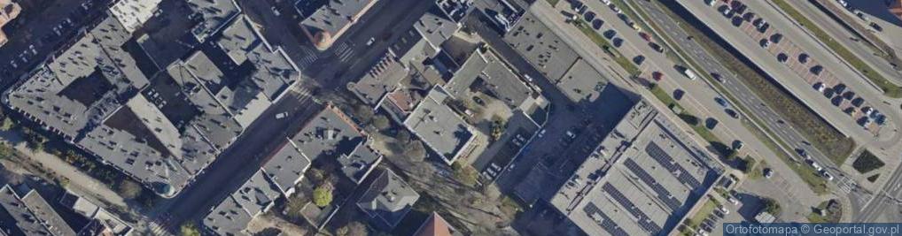 Zdjęcie satelitarne Międzyzakładowy Autonomiczny Związek Zawodowy Energetyków Górnośląskiego Zakładu Elektroenergetycznego w Gliwicach