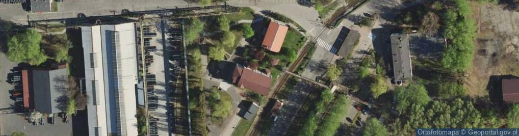 Zdjęcie satelitarne Międzyzakładowy Związek Dozoru Polskich Hut Stali