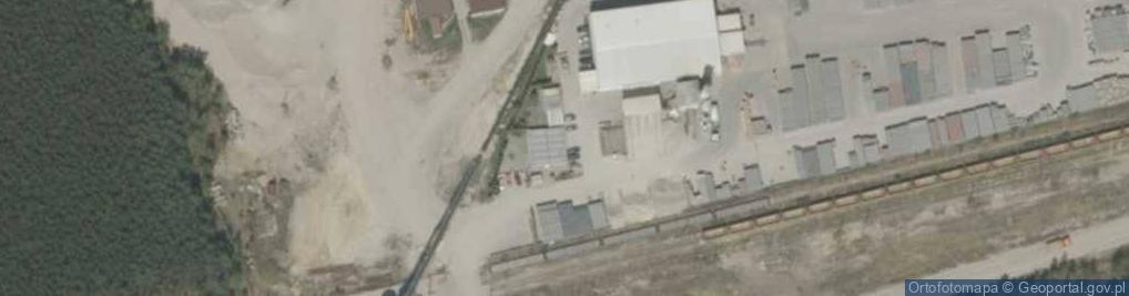 Zdjęcie satelitarne Międzyzakładowy Związek Zawodowy Kadra w Kopalni Piasku Kotlarnia w Kotlarni