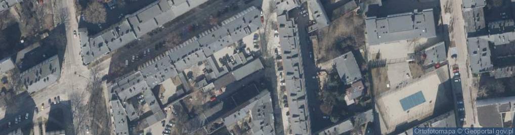 Zdjęcie satelitarne Międzyzakładowy Związek Zawodowy Pracowników Gospodarki Komunalnej Łódź Polesie