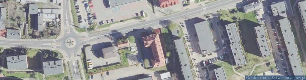 Zdjęcie satelitarne Międzyzakładowy Związek Zawodowy Pracowników Ochrony Zdrowia przy Powiatowej Stacji Sanitarno Epidemiologicznej w Lesznie