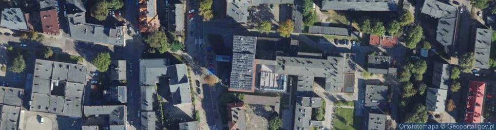 Zdjęcie satelitarne Międzyzakładowy Związek Zawodowy Pracowników Ochrony Zdrowia przy Szpitalu Miejskim w Siemianowicach Śląskich