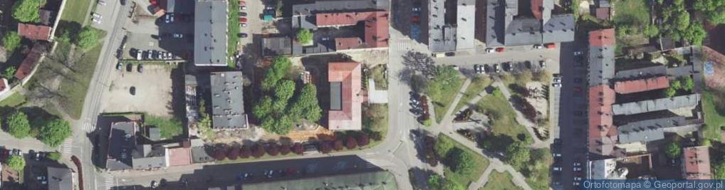 Zdjęcie satelitarne Międzyzakładowy Związek Zawodowy Pracowników Ochrony Zdrowia w Będzinie