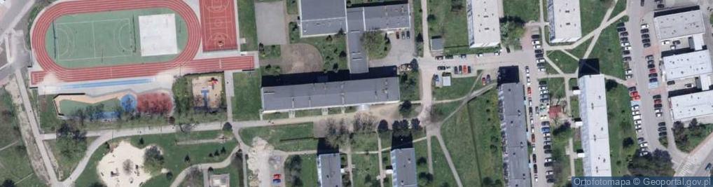 Zdjęcie satelitarne Miejska Szkoła Podstawowa nr 7 w Knurowie