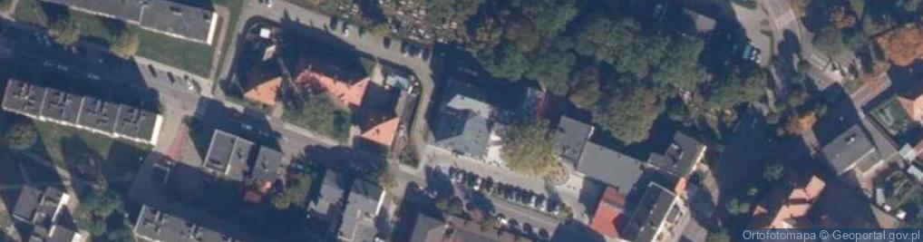 Zdjęcie satelitarne Miejski Dom Kultury w Człuchowie