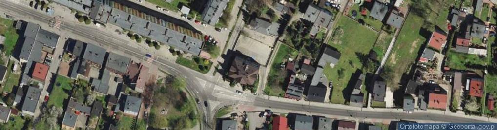 Zdjęcie satelitarne Miejski Ośrodek Pomocy Rodzinie w Piekarach Śląskich