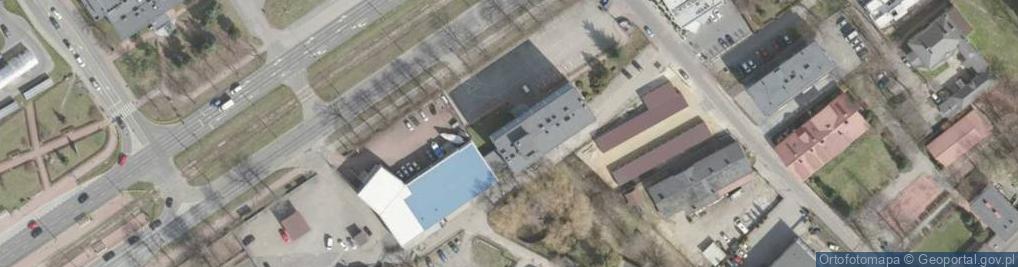 Zdjęcie satelitarne Miejski Ośrodek Pomocy Społecznej w Dąbrowie Górniczej