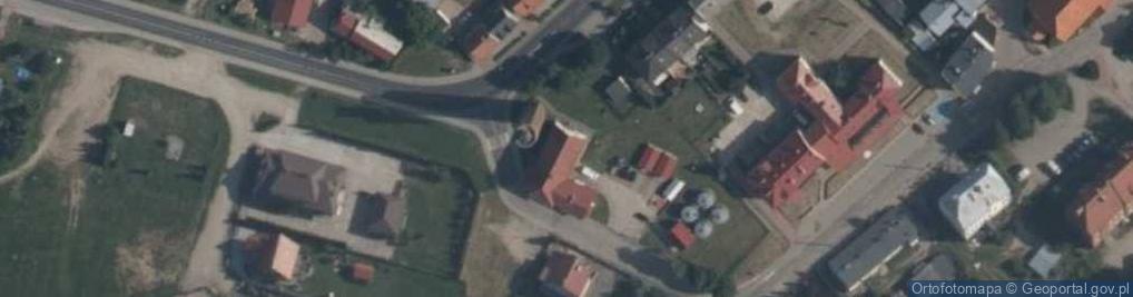 Zdjęcie satelitarne Miejski Ośrodek Pomocy Społecznej w Orzyszu