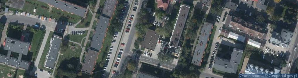 Zdjęcie satelitarne Miejski Ośrodek Pomocy Społecznej w Tomaszowie Lub