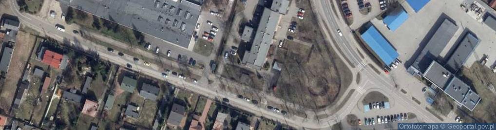 Zdjęcie satelitarne Miejski Ośrodek Pomocy Społecznej w Tomaszowie Maz