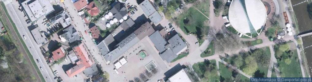 Zdjęcie satelitarne Miejski Ośrodek Pomocy Społecznej w Wiśle
