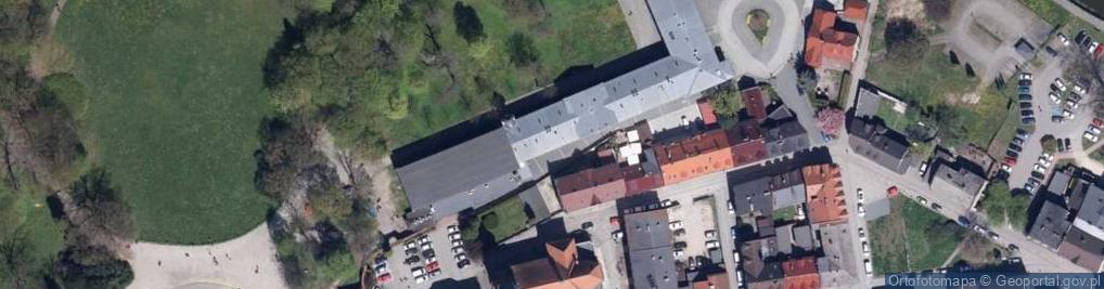 Zdjęcie satelitarne Miejski Ośrodek Rekreacji i Sportu w Pszczynie