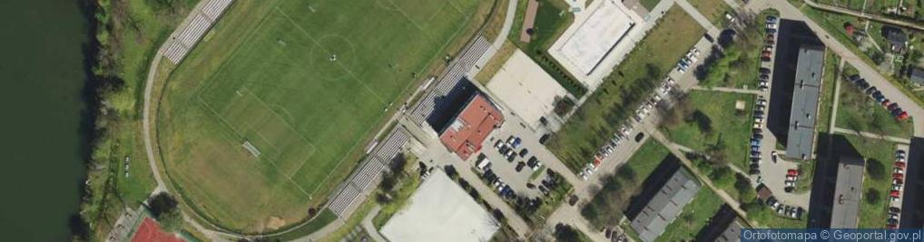 Zdjęcie satelitarne Miejski Ośrodek Sportu i Rekreacji w Piekarach Śląskich
