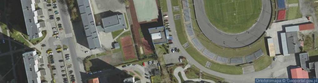 Zdjęcie satelitarne Miejski Ośrodek Sportu i Rekreacji w Pile