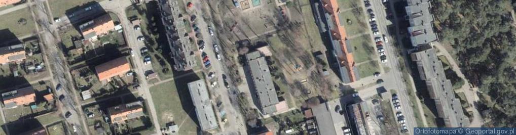 Zdjęcie satelitarne Miejski Żłobek w Policach
