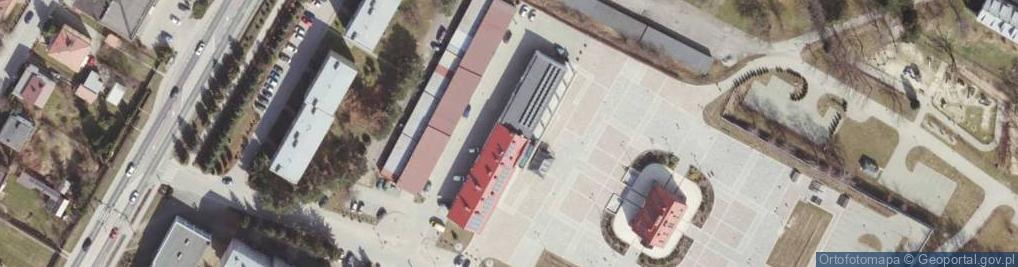 Zdjęcie satelitarne Miejskie Centrum Kultury w Boguchwale